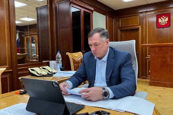 Вице-премьер Марат Хуснуллин поблагодарил Брянскую область за хорошую динамику и высокое качество работ по восстановлению подшефной Брянки