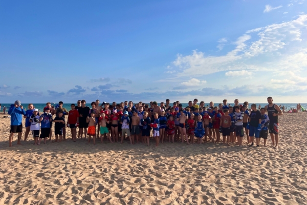 Комаричские спортсмены тренируются на сборах по тайскому боксу  в Анапе