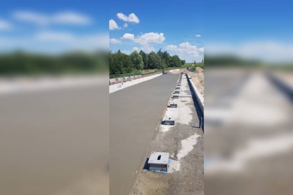 В Севском районе по нацпроекту продолжается ремонт моста через реку Уль