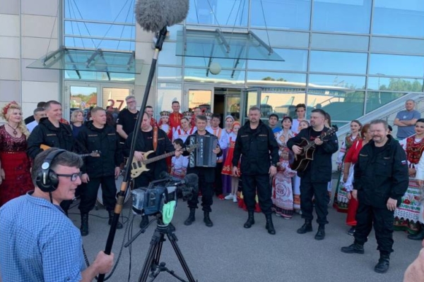 Брянский ансамбль «Ватага» поучаствовал в записи программы «Играй, гармонь любимая!»