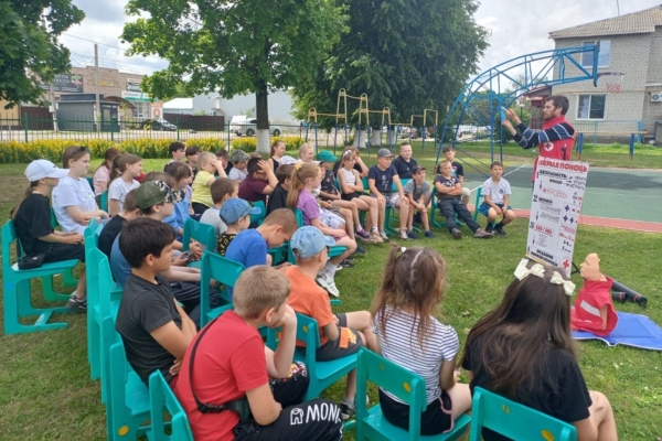 В пришкольном лагере «Дружба» Комричская сош №1 прошел мастер-класс по оказанию первой медицинской помощи