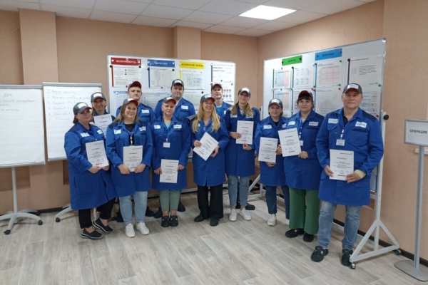 Сотрудники ООО «АЙС-ПРОДУКТ» (продукция от Ильиной)  прошли обучение на «Фабрике производственных процессов»