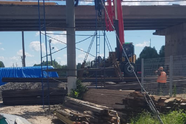 В брянской Унече по нацпроекту идёт капитальный ремонт путепровода