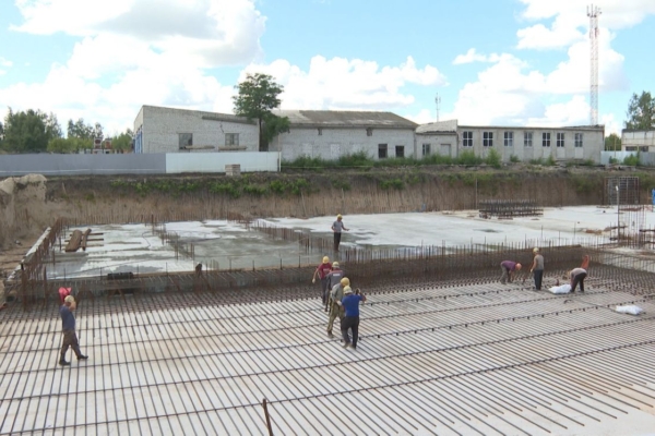 В Севске началось строительство спорткомплекса с бассейном