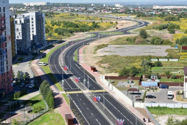 В Брянске открыта новая дорога по улице Ильи Иванова