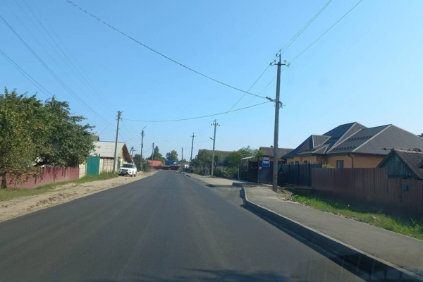 В Жуковке идет к завершению капитальный ремонт улицы Учительской