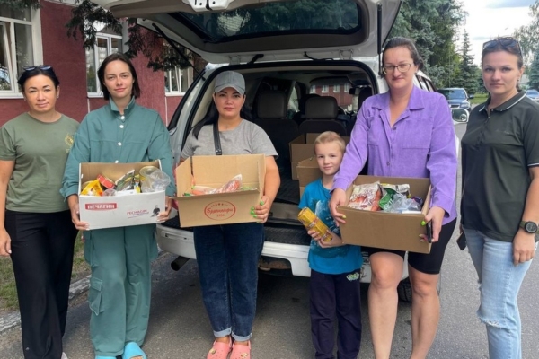 Брянский штаб КСВО продолжает сбор гуманитарной помощи жителям Курской области