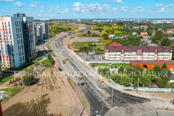 Улица И. Иванова готова на 90%