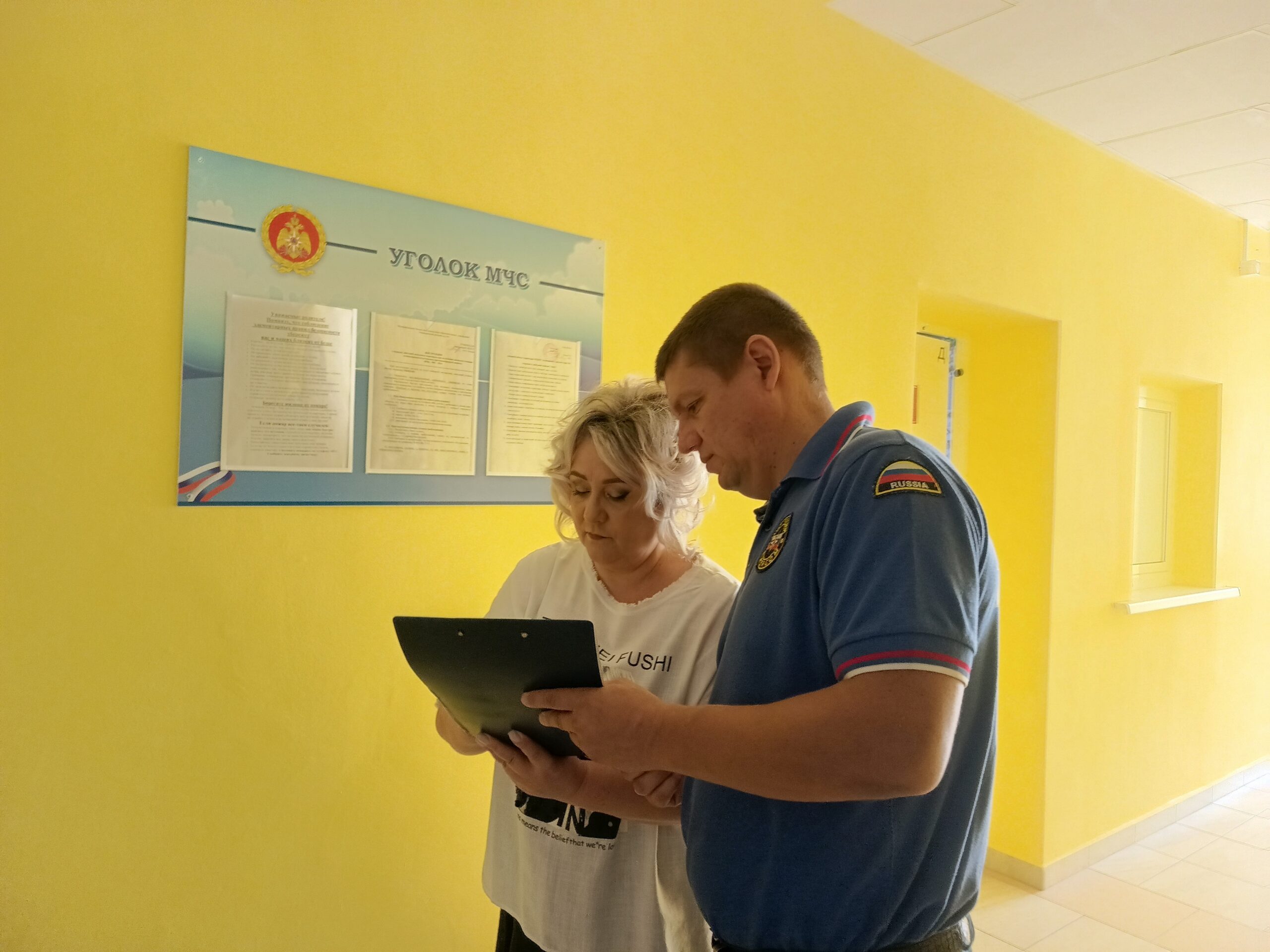 В образовательных учреждениях Комаричского района особое внимание пожарной безопасности