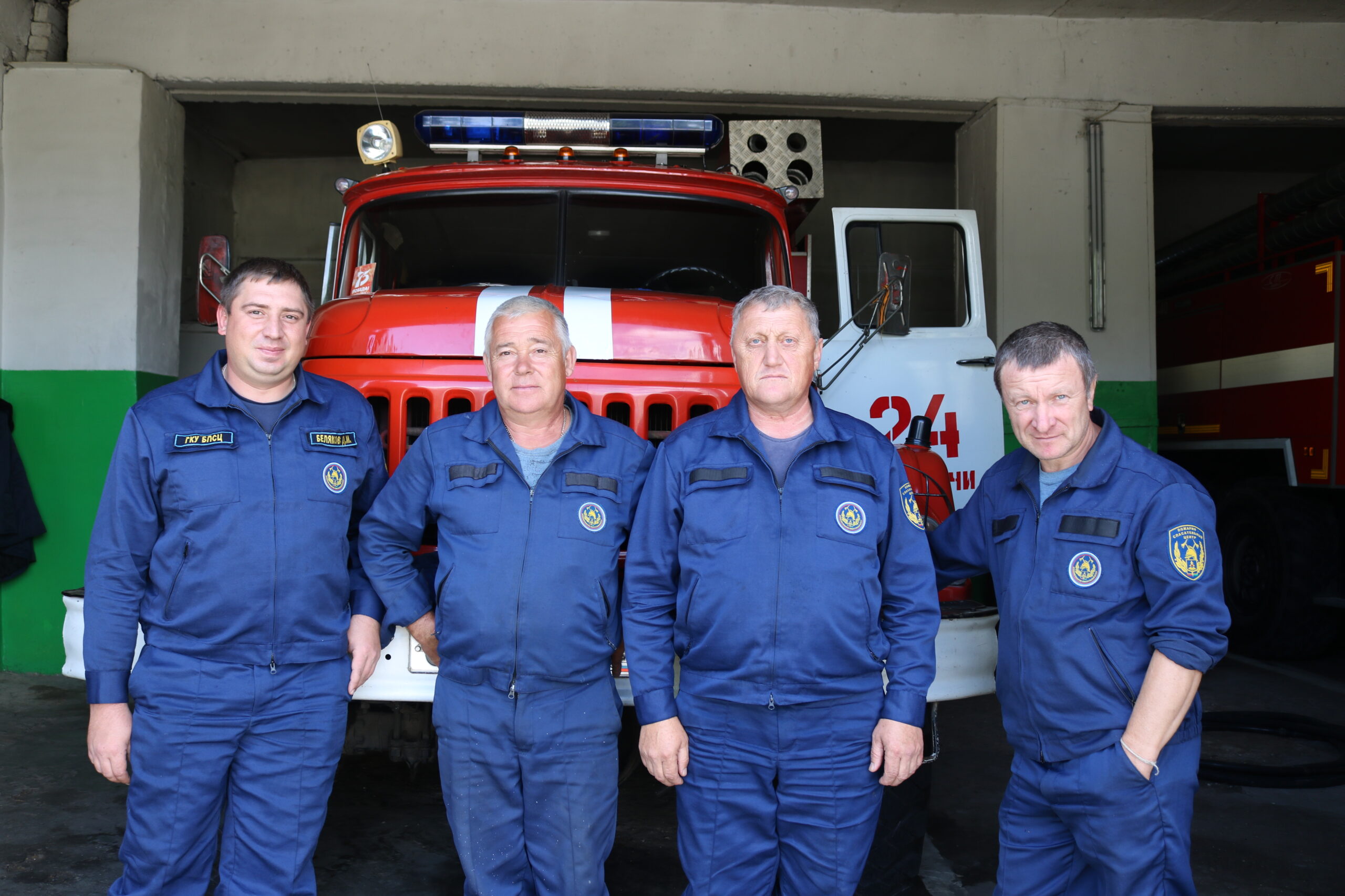 Среди комаричских пожарных нет случайных людей