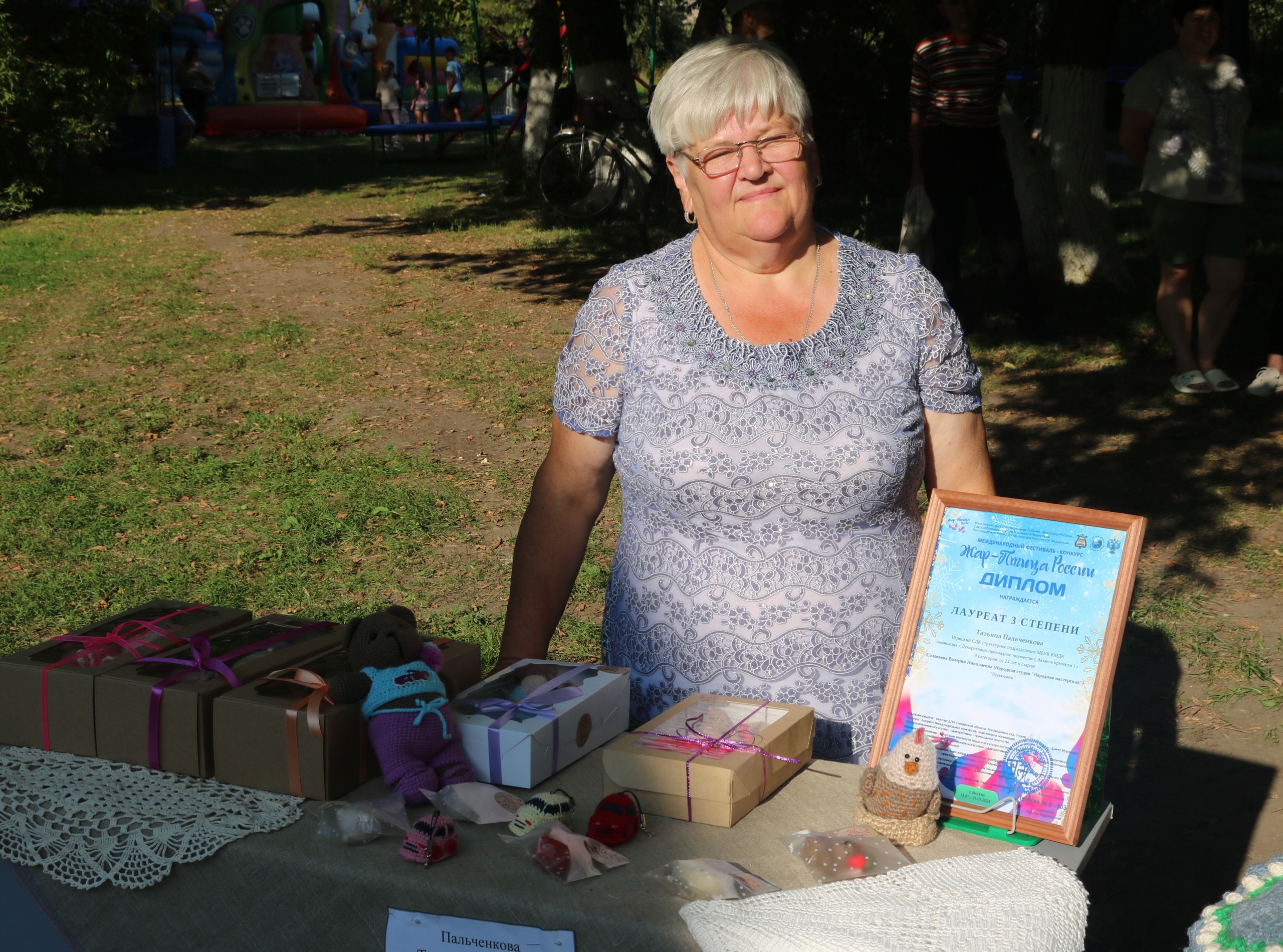 Комаричская мастерица Пальченкова Татьяна Николаевна — дипломант областных и всероссийского конкурсов