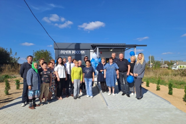 Для жителей деревни  Житня  Почта России открыла быстровозводимое отделение