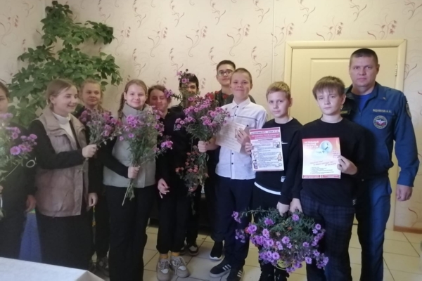 Комаричским школьникам рассказали о правилах пожарной безопасности