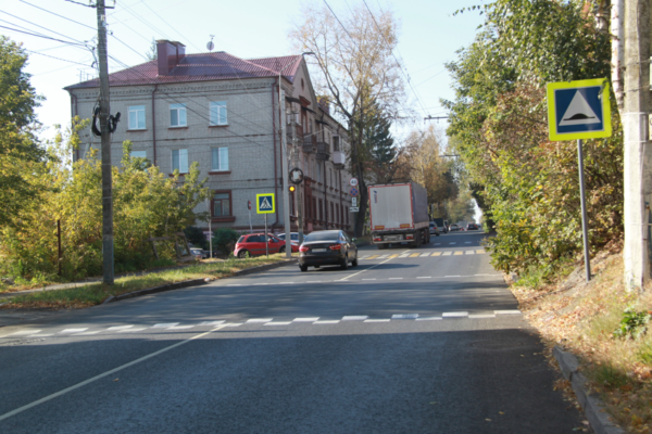 В Брянске в рамках национального проекта отремонтировали дорогу на улице Урицкого