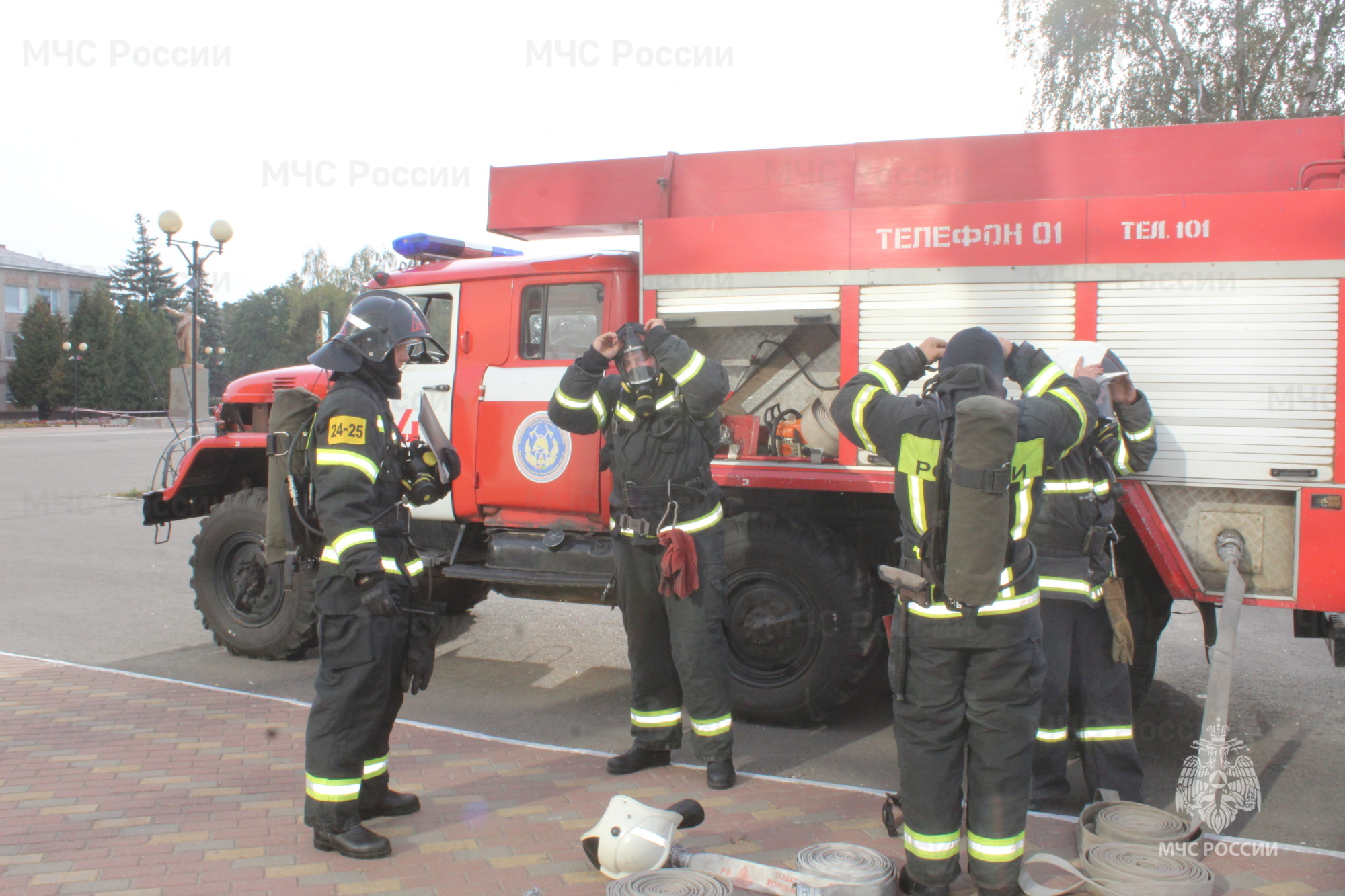 Проведена штабная тренировка с органами управления, силами и средствами Комаричского районного звена территориальной подсистемы РСЧС Брянской области