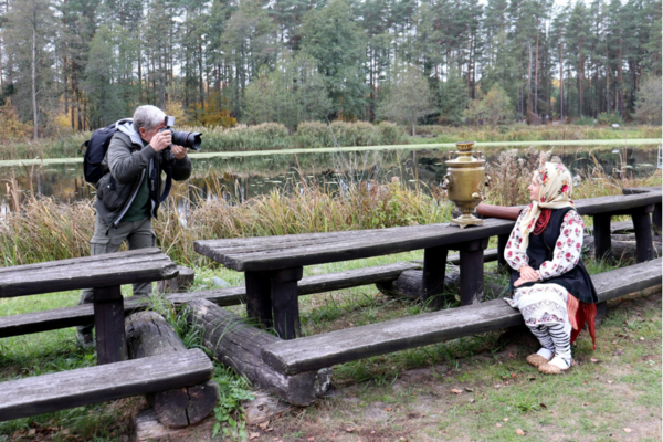 В заповеднике снимают проект «Традиционный народный костюм Брянской области»