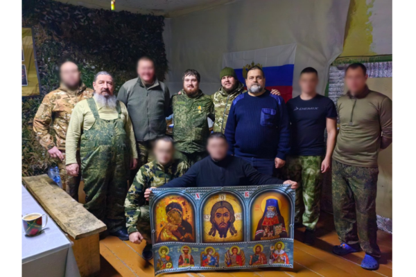 Брянские священники посетили подразделение ПВО в Курской области