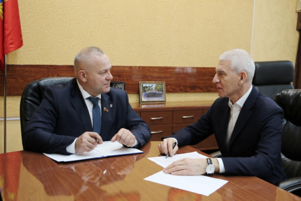 Спикер Брянской облдумы Суббот встретился с депутатом Госдумы Матыциным