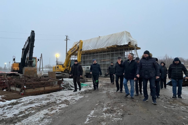 Капитальный ремонт путепровода в Унече продолжается