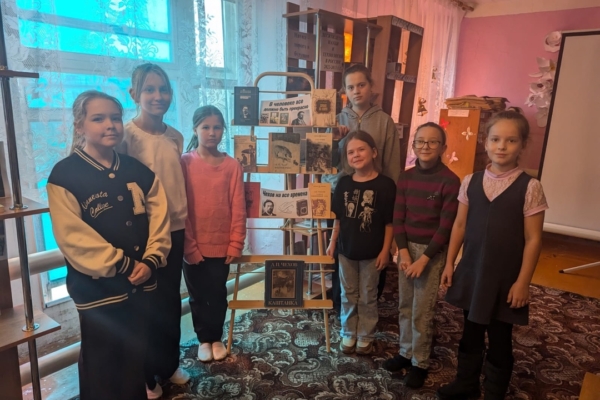 В Марьинской сельской библиотеке прошла беседа-обзор «С любовью к Чехову»