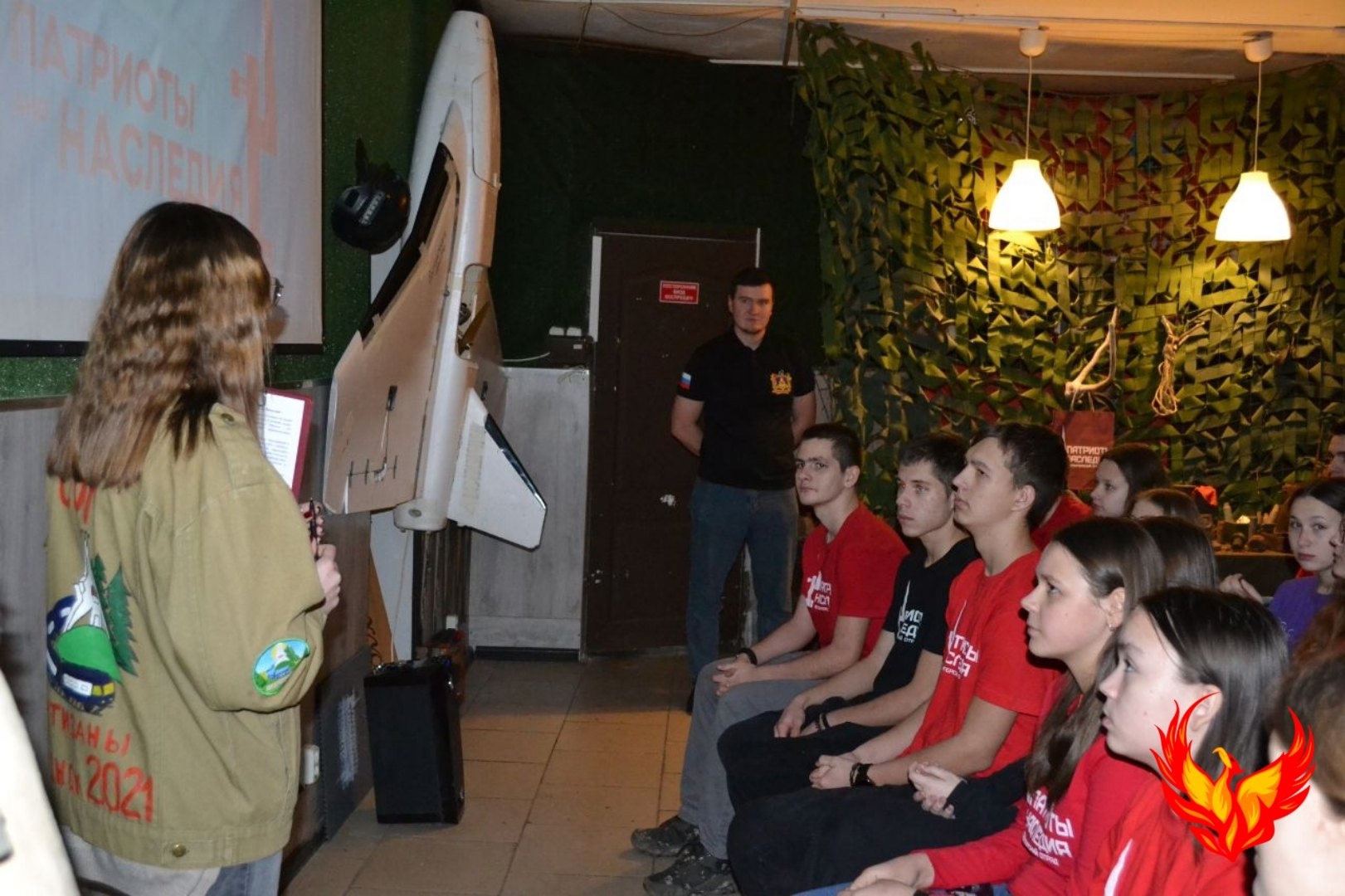 Бойцы отряда снежного десанта «Феникс»  встретились с руководителем и участниками организации Патриоты Наследия Комаричского района