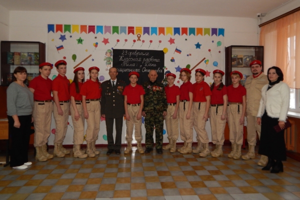 В Лопандинской школе состоялся торжественный прием учащихся в ряды ВВПОД «ЮНАРМИЯ»