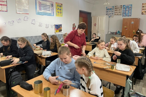 Комаричские школьники приняли участие в патриотической акции