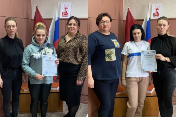 Cоциальная защита Комаричского района вручила два материнских сертификата двум многодетным матерям