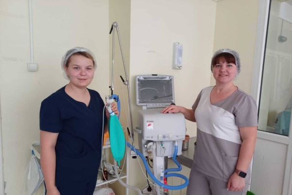 В Погарскую больницу поступил современный аппарат искусственной вентиляции легких