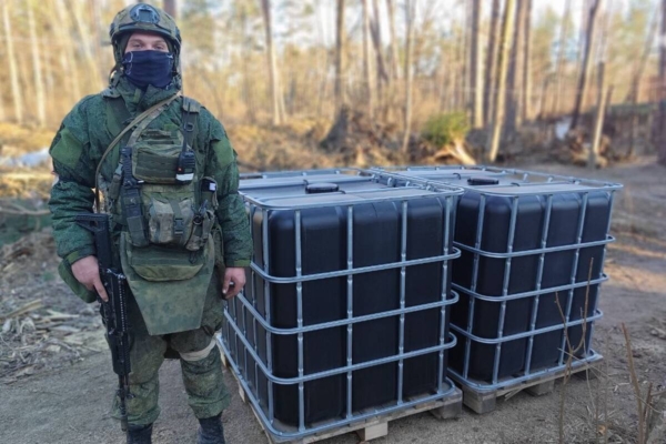 Суземские добровольцы оказывают помощь защитникам границы