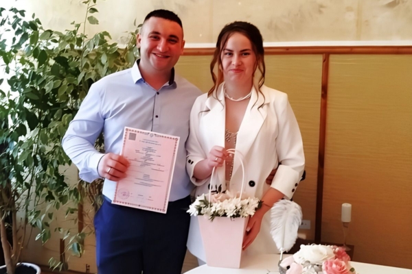 В Год защитника Отечества состояласьторжественная регистрация бракосочетания участника СВО