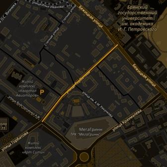 В Брянске отремонтируют участок улицы Горбатова