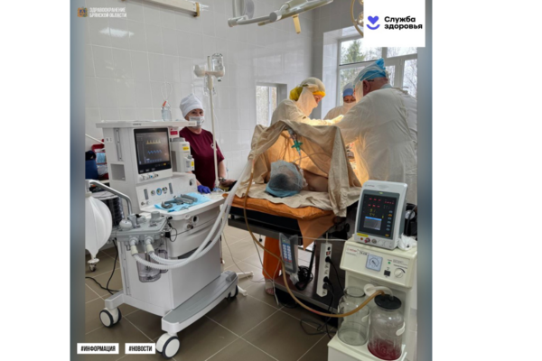 Дубровская ЦРБ получила по нацпроекту современный наркозный аппарат