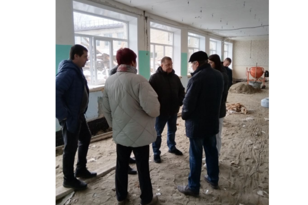 Капремонт Кокинской школы Выгоничского района Брянщины идёт с опережением графика