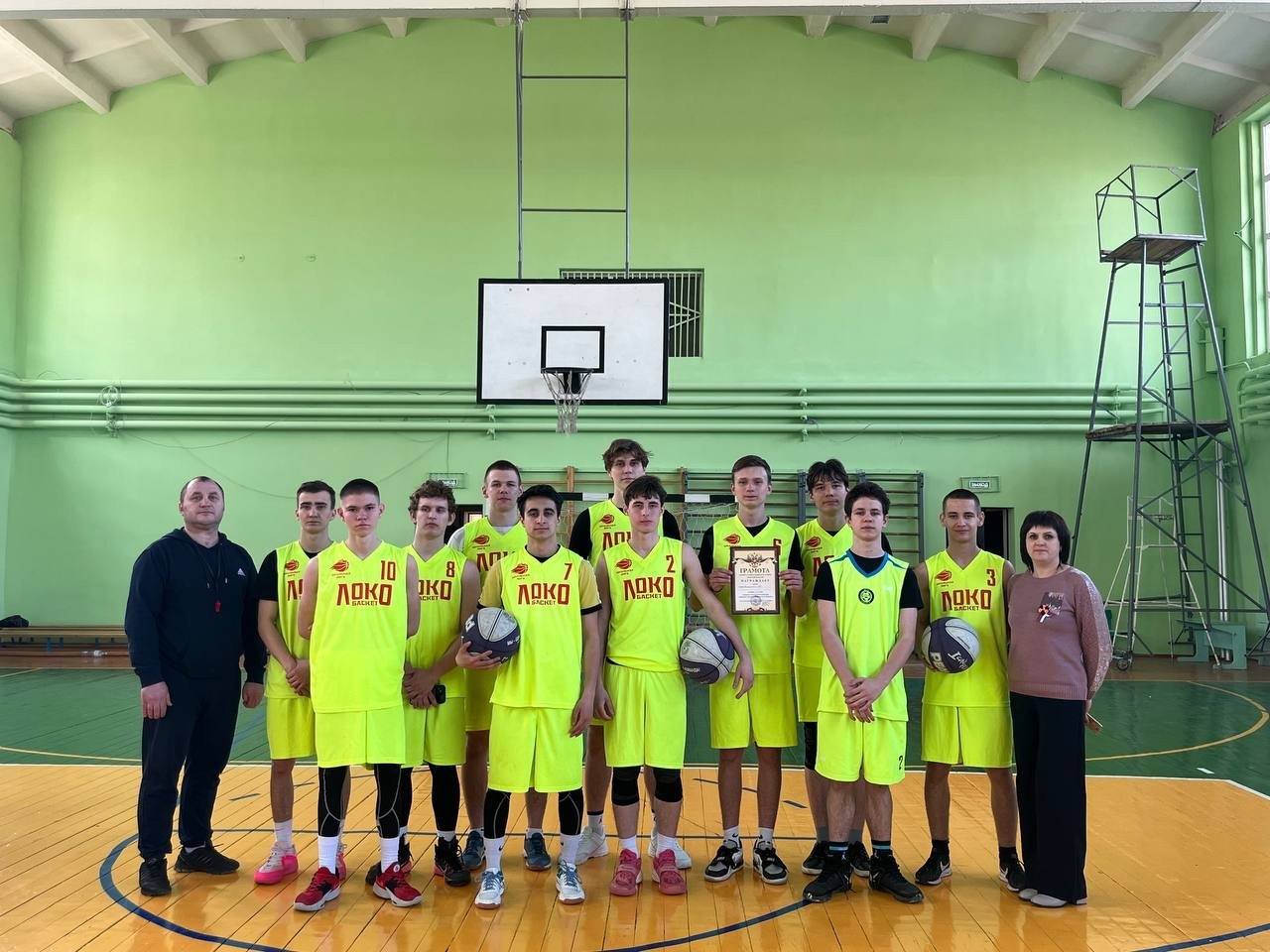 Команда комаричских баскетболистов  одержала победу на областной Спартакиаде