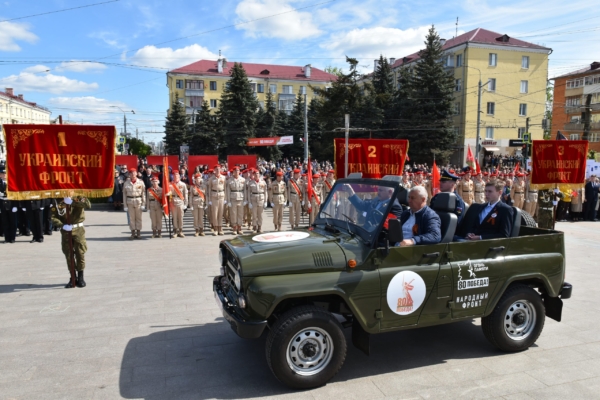Брянск принимает участие в военно-патриотической акции «Эстафета Победы!».