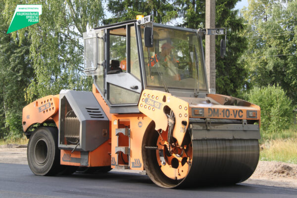 В Брянской области идет ремонт участка дороги вдоль заповедника «Брянский Лес»