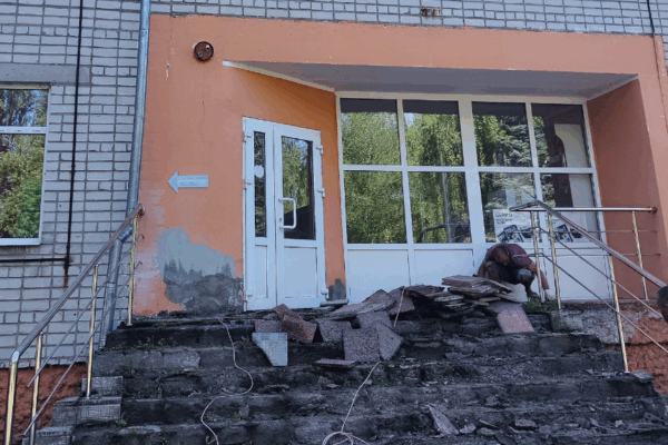 В Брянской области продолжается капремонт Выгоничской ЦРБ