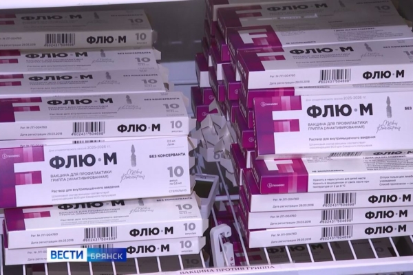 В Брянской области началась прививочная кампания против гриппа