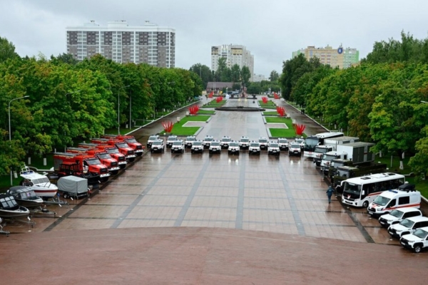 Пожарно-спасательным подразделениям Брянской области передали рекордное количество техники