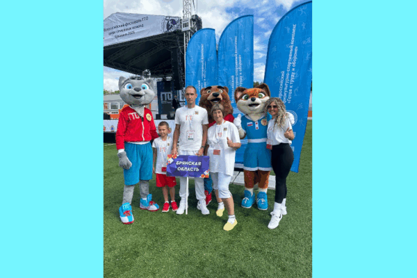 Семья Чепелуевых из Брянска участвует во Всероссийском фестивале ГТО в Чебоксарах