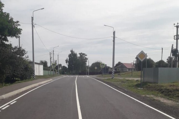 Завершаются работы на участке дороги «Комаричи – Лубошево»