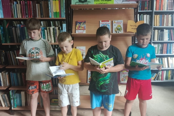 В Тростенчикской сельской библиотеке прошел литературный час «Радостные встречи с книгой»