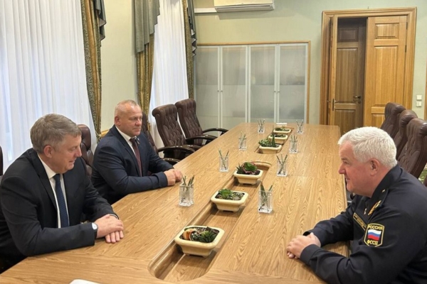 Брянский Губернатор Александр Богомаз провел рабочую встречу с Алексеем Рагозиным