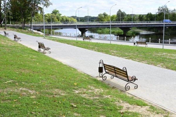 В Сураже благоустроенный парк станет центром притяжения для местных жителей