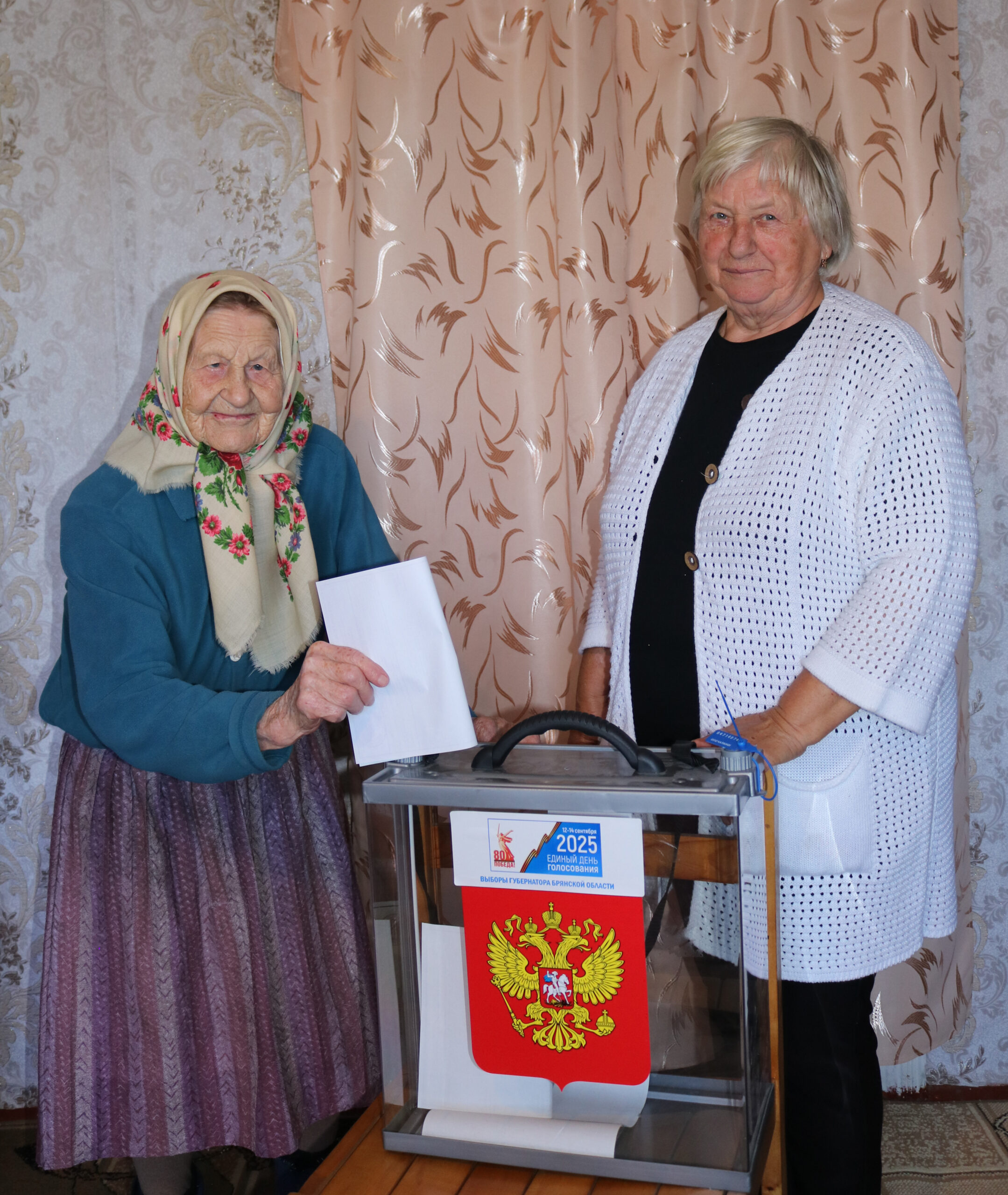 Голосование на дому: забота о каждом избирателе в Комаричском районе