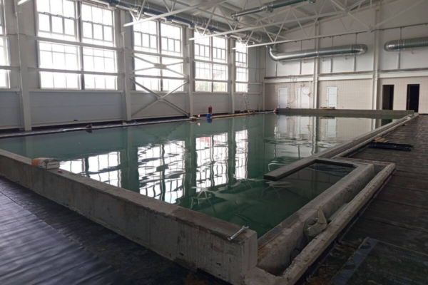 В спортивно-оздоровительном комплексе с бассейном в Клетне успешно прошли гидравлические испытания