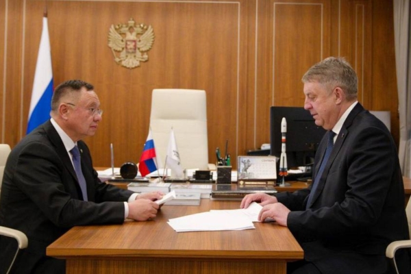 Губернатор  Александр Богомаз провел рабочую встречу с министром строительства и ЖКХ России Иреком Файзуллиным