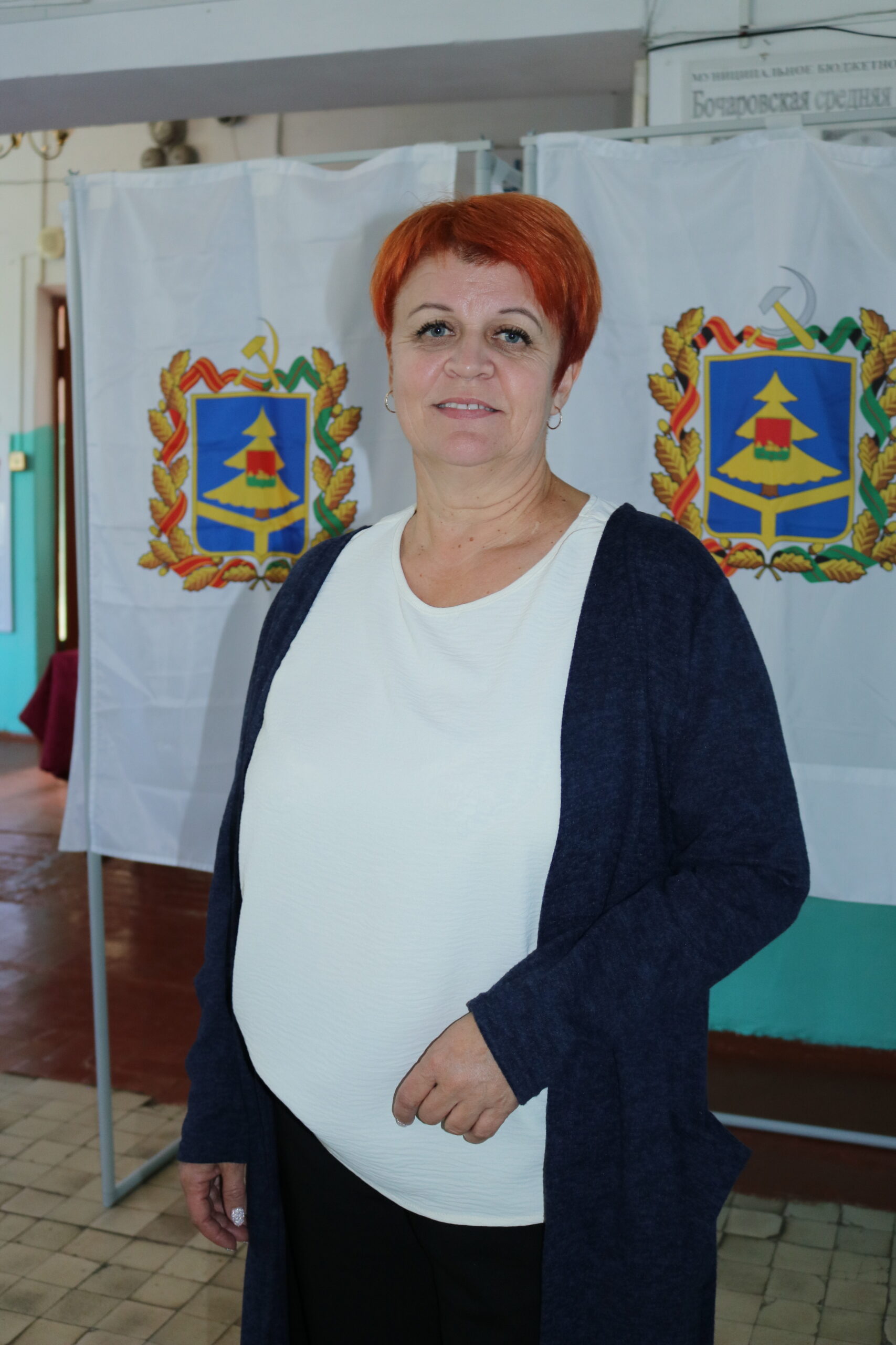 Председатель одного из УИК Комаричского района отмечает высокую активность и позитивный настрой