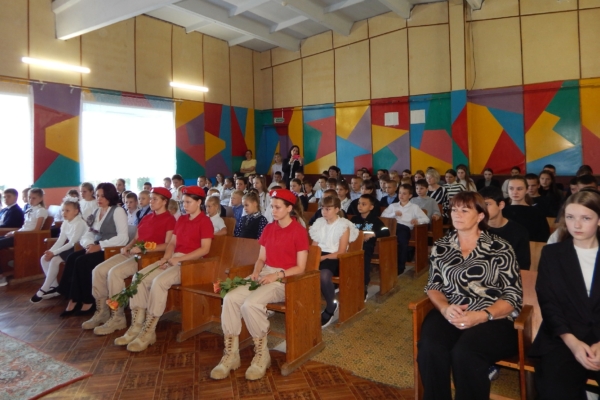 В Лопандинской школе прошло мероприятие посвященное  Дню освобождения Комаричского района